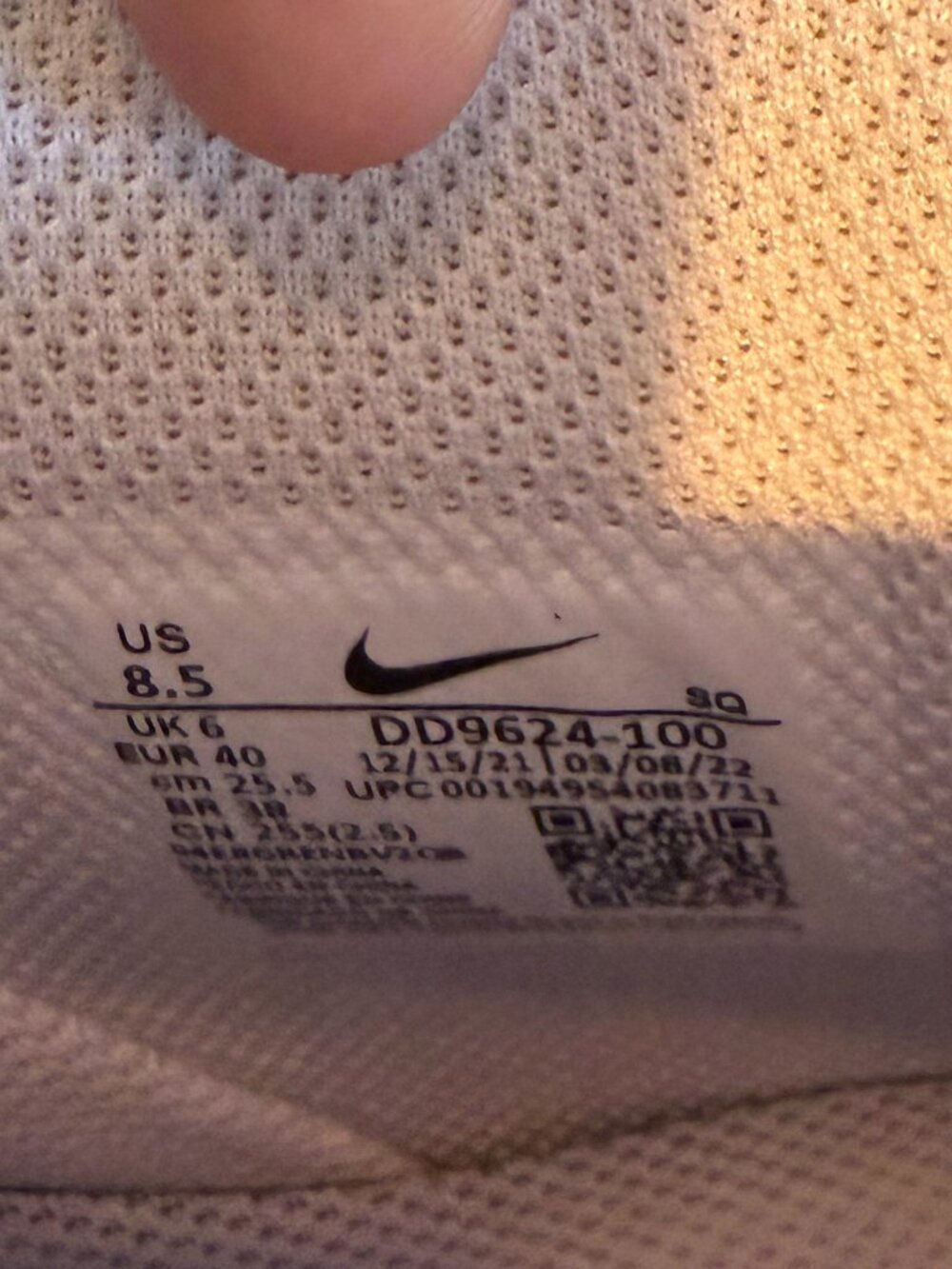 White Nike Air High Tops